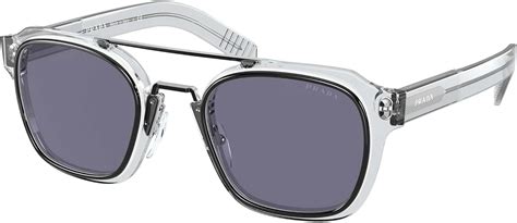 Prada PR 07WS Men's Sunglasses Black/White/Grey/Blue 50